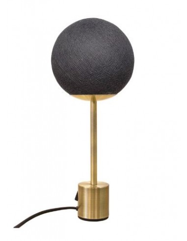 LAMPE A POSER GLOBE ANTHRACITE PIED LAITON prix