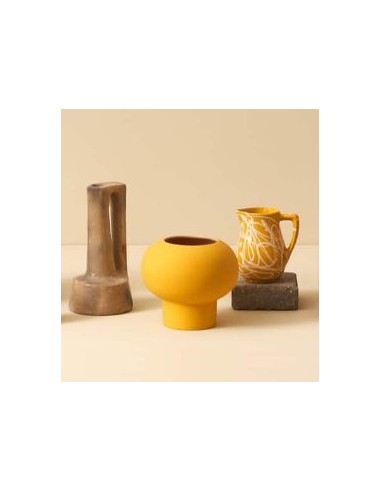 VASE HOMATA - CUP JAUNE SPICY votre