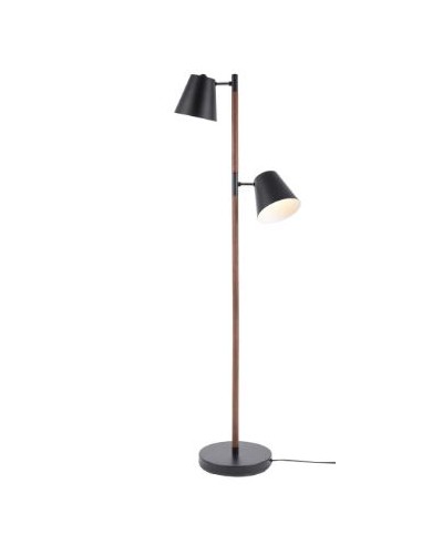 LAMPADAIRE RUBIS BOIS & NOIR français