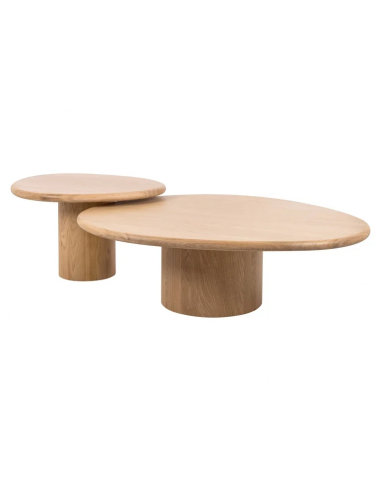 Table basse Oakley lot de 2 (chêne naturel) votre